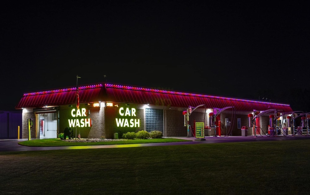 richmond car wash permanent commercial lighting